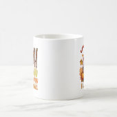 可愛い秋シーズンの愛好家グノーム コーヒーマグカップ (中央)