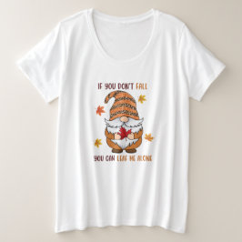 可愛い秋スイート・フォール・ノーム プラスサイズTシャツ