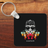 可愛い秋スパイダーとドドロップハット キーホルダー (正面)