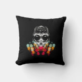 可愛い秋スパイダーとドドロップハット クッション (正面)