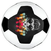 可愛い秋スパイダーとドドロップハット サッカーボール (回転)