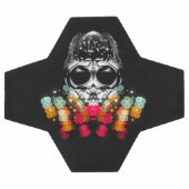 可愛い秋スパイダーとドドロップハット サッカーボール (フラット)