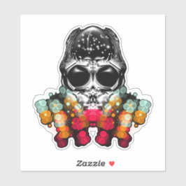 可愛い秋スパイダーとドドロップハット シール