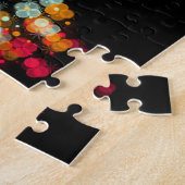 可愛い秋スパイダーとドドロップハット ジグソーパズル (側面)