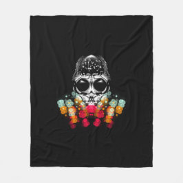 可愛い秋スパイダーとドドロップハット フリースブランケット