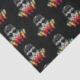 可愛い秋ハットパターン付きクモ 薄葉紙