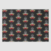 可愛い秋ハットパターン付きクモ 薄葉紙 (正面)