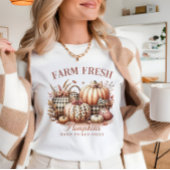 可愛い秋フレッシュなカボチャヴィンテージファンシーカボチャ Tシャツ