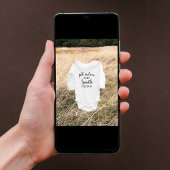 可愛い秋恋の秋の写真妊娠 案内状