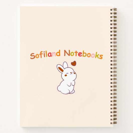 可愛い秋🍁🥨 ノートブック (裏面)