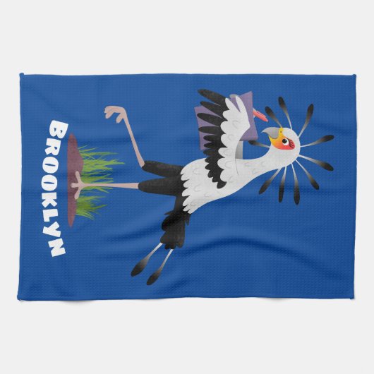 可愛い秘書書のノート漫画 キッチンタオル (横)