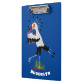 可愛い秘書書のノート漫画 クリップボード (左)