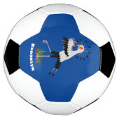 可愛い秘書書のノート漫画 サッカーボール (回転)