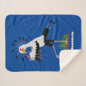 可愛い秘書書のノート漫画 シェルパブランケット (正面(横))