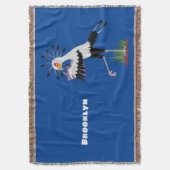 可愛い秘書書のノート漫画 スローブランケット (正面縦)