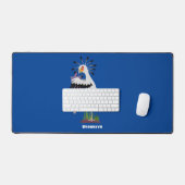 可愛い秘書書のノート漫画 デスクマット (キーボード&マウス)