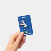 可愛い秘書書のノート漫画 バッジ (手持ち)