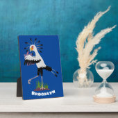 可愛い秘書書のノート漫画 フォトプラーク (側面)