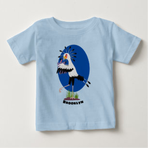 可愛い秘書書のノート漫画 ベビーTシャツ