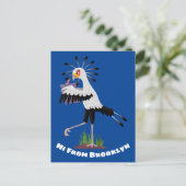 可愛い秘書書のノート漫画 ポストカード (スタンド正面)