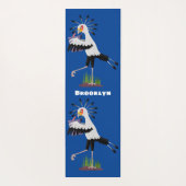 可愛い秘書書のノート漫画 ヨガマット (裏面)