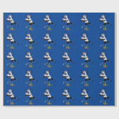 可愛い秘書書のノート漫画 ラッピングペーパー (フラット)