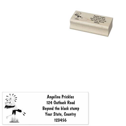 可愛い秘書書のノート漫画 ラバースタンプ (押印)