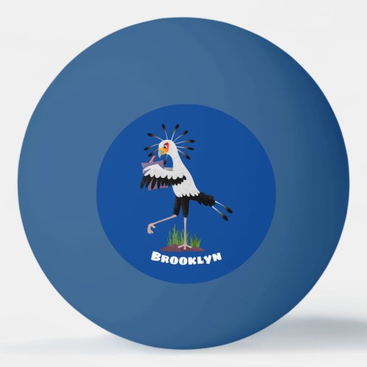 可愛い秘書書のノート漫画 卓球ボール (正面)