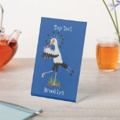 可愛い秘書書のノート漫画 台座サイン (インサイチュ)