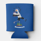 可愛い秘書書のノート漫画 缶クーラー (裏面)