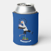 可愛い秘書書のノート漫画 缶クーラー (缶裏面)