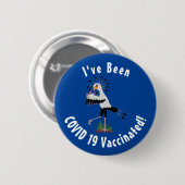 可愛い秘書書のノート漫画 缶バッジ (正面&裏面)