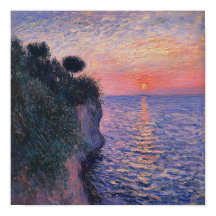 可愛い穏やかな夕焼けアート アパートのインテリア