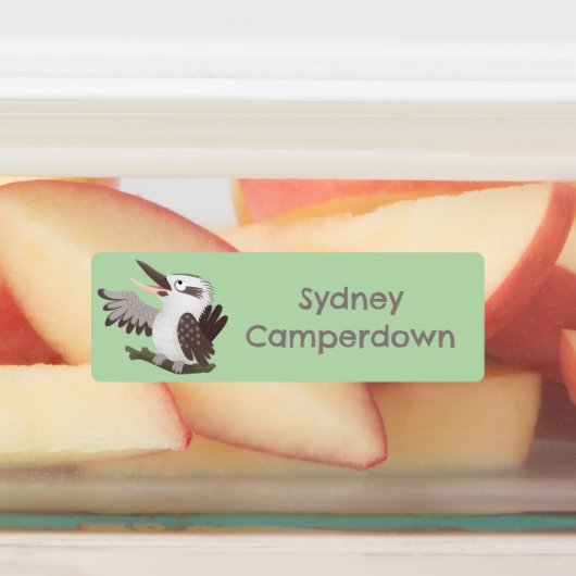 可愛い笑いコカバラパーソナライズされた漫画 ラベル (貼付)