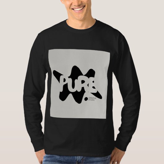 可愛い純粋なデザイン Tシャツ (正面)