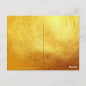 可愛い紙切りラットイヤー型付き提灯葉書 ポストカード (裏面)