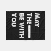 可愛い素晴らし映画引用文Tシャツ、可愛いグラフィックク フリースブランケット (正面(横))