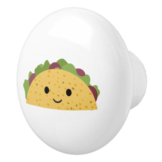 可愛い素晴らし漫画かわいい笑顔タコ セラミックノブ (右)