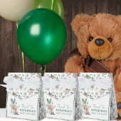 可愛い素朴ウッドランド動物の赤ちゃんシャワーありがとう フェイバーボックス