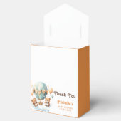 可愛い素朴双子の赤ちゃんシャワー待ち フェイバーボックス (オープン)