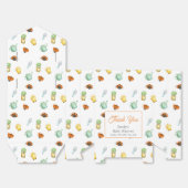 可愛い素朴緑のラディバグガーデン赤ちゃんシャワー フェイバーボックス (見開き)