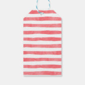 可愛い素朴飼育動物赤ちゃんシャワーありがとう ギフトタグ (裏面)