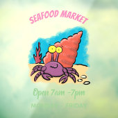 可愛い紫おもしろい色の隠遁者 ウィンドウサイン (シート3)