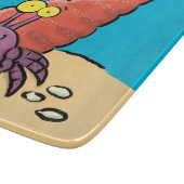 可愛い紫おもしろい色の隠遁者 カッティングボード (角)