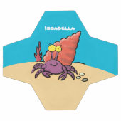 可愛い紫おもしろい色の隠遁者 サッカーボール (フラット)