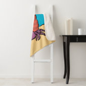 可愛い紫おもしろい色の隠遁者 シェルパブランケット (インサイチュ)