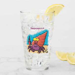 可愛い紫おもしろい色の隠遁者 タンブラーグラス