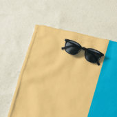 可愛い紫おもしろい色の隠遁者 ビーチタオル (インサイチュ)