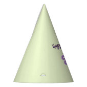 可愛い紫のタコ緑 パーティーハット (左)