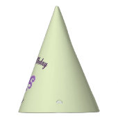 可愛い紫のタコ緑 パーティーハット (右)